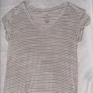 Striped V-Neck Top